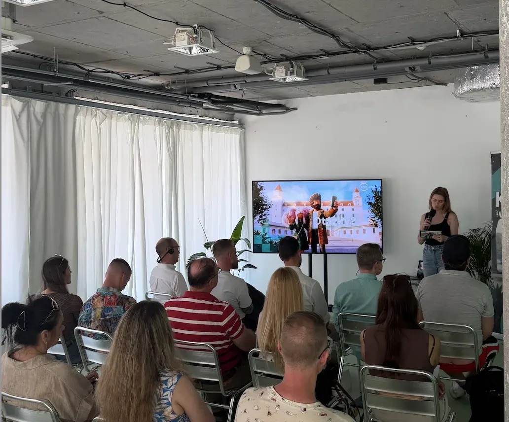 Tlačová konferencia agentúry SKPR v priestore Studio v meste v Bratislave